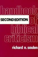 Handbook of Biblical Criticism 0804200459 Book Cover