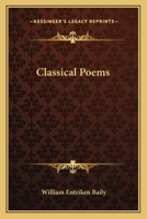 Classical Poems 1163707279 Book Cover