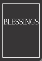 Blessings: A decorative book for coffee tables, end tables, bookshelves and interior design styling | Stack feels books to add decor to any room. ... or as a gift for interior design savvy people B084DH6FXJ Book Cover