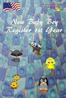 New Baby Boy: Register and keep 1st years activity 2019 1726253465 Book Cover