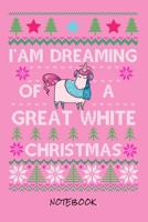 I�am dreaming of a great white Christmas: Notebook I Journal for writing I Composition Book I Squared paper / quad paper I with integrated page numbers l Narrow Ruled I Diary I 120 Pages I 6x9 I A5 I  1673715575 Book Cover