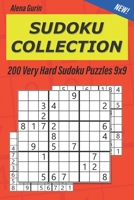 Sudoku Collection: 200 Very Hard Sudoku Puzzles 9x9 108869019X Book Cover