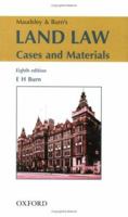 Maudsley and Burn's Land Law: Cases and Materials 0406971374 Book Cover