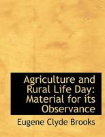 Agriculture and Rural Life Day: Material for its Observance 0526910542 Book Cover