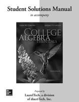 Student Solutions Manual for College Algebra Essentials 0077340671 Book Cover