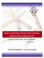 Adult and Family Nurse Practitioner Certification Examination: Review Questions and Strategies 0803604718 Book Cover