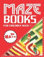 Maze Books For Children Aged 3-7: Simple and Fun Mazes for Developing Minds B0CPYBJV3B Book Cover
