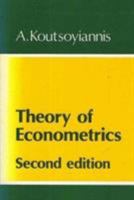 Theory of Econometrics 0333223799 Book Cover