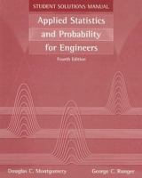 Applied Statistics and Probability for Engineers, Student Solutions Manual 047088844X Book Cover
