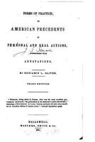 Forms of Practice, Or, American Precedents in Personal and Real Actions: Interspersed with Annotations 1535094605 Book Cover