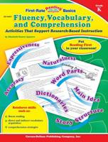 Fluency, Vocabulary, and Comprehension, Grade K: Activities That Support Research-Based Instruction 159441047X Book Cover