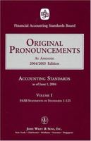 2004 Original Pronouncements: Accounting Standards Original Pronouncements 047166751X Book Cover