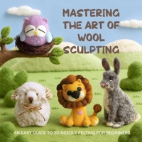 Mastering the Art of Wool Sculpting: An Easy Guide to 3D Needle Felting for Beginners B0H7H15RQ1 Book Cover