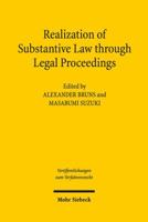 Realization of Substantive Law Through Legal Proceedings 316155230X Book Cover