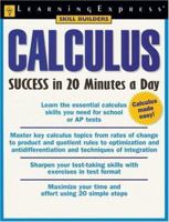Calculus Success in 20 Minutes a Day 1576855368 Book Cover