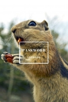 Password Logbook: Squirrel Internet Password Keeper With Alphabetical Tabs | Handy Size 6 x 9 inches (vol. 1) 1659549949 Book Cover