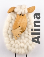 Alina: Checkered Notebook with Name for Girls and Women, XL 8.5x 11, 120 Pages, Paperback. 1654687200 Book Cover