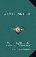 A Last Diary 1016477937 Book Cover