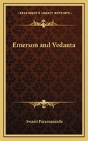 Emerson and Vedanta 1162569778 Book Cover