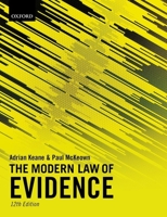 The modern law of evidence 0406507007 Book Cover