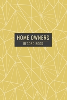 Home Owners Record Book: Keep Track of All Maintenance and Repairs of Your Home's Systems and Appliances - Record Upgrades and Home Improvements (Home Maintenance Log Books) 1688460446 Book Cover