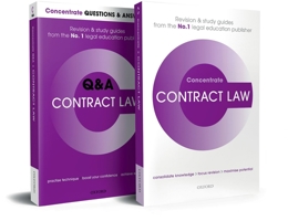 Contract Law Revision Pack 2021 0192857630 Book Cover