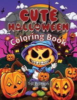Cute Halloween Coloring Book for Kids B0CFZKZGJ2 Book Cover