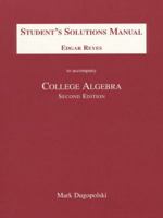 Student's Solutions Manual to Accompany College Algebra 0201383926 Book Cover