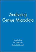 Analyzing Census Microdata 0470689196 Book Cover