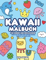 Kawaii Malbuch F?r Kinder und Erwachsene : Mehr Als 40 S??e und Lustige Kawaii Doodle Malvorlagen 1952264456 Book Cover