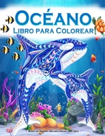 Oc�ano con Mandalas Libro para Colorear (MED Libro): MAGICAL OCEAN - Libro para colorear relajante para Adultos, con animales marinos, playa, isla, vida marina B09SVCG2M4 Book Cover