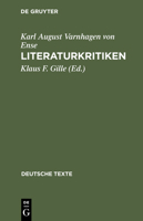 Literaturkritiken: Mit Einem Anhang: Aufs�tze Zum Saint-Simonismus 3484190418 Book Cover