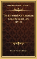 The Essentials of American Constitutional Law 9354943896 Book Cover