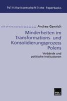 Minderheiten Im Transformations- Und Konsolidierungsprozess Polens: Verbande Und Politische Institutionen 3810037753 Book Cover