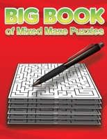 Big Book of Mixed Maze Puzzles: Dive into the Maze Mastery: 150 Mind-Bending Puzzles - Quads, Circles, Stars - Unleash Your Problem-Solving Power with Proven Solutions! B0CR6KVWQ9 Book Cover