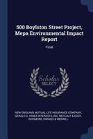 500 Boylston Street Project, Mepa Environmental Impact Report: Final 1376952297 Book Cover