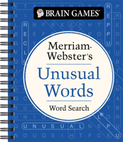 Brain Games - Merriam-Webster's Unusual Words Word Search 1639389520 Book Cover