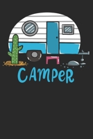 Notebook: Camping Ruled 6x9 120 Pages 1692731432 Book Cover