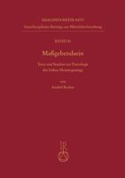 Maagebendsein: Texte Und Studien Zur Poetologie Des Fruhen Meistergesangs 3752005858 Book Cover