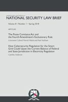 American University National Security Law Brief, Vol. 8, No. 1 (Spring 2018) 1986378470 Book Cover