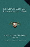 De Geschillen Van Bevoegdheid (1886) 1166727904 Book Cover