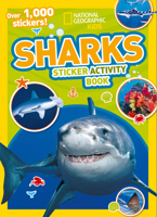 Sharks Sticker Activity Book: Over 1,000 Stickers! (NG Sticker Activity Books) 1426334257 Book Cover