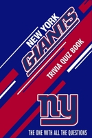 New York Giants Trivia Quiz Book: The One With All The Questions B08673MD8X Book Cover