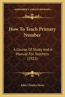 How To Teach Primary Number 1104094347 Book Cover