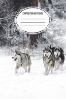 Composition Notebook: Cute Dog Blank Lined Notebook Journal Diary 6x9 1708584102 Book Cover