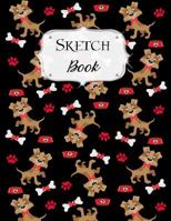 Sketch Book: Dog Sketchbook Scetchpad for Drawing or Doodling Notebook Pad for Creative Artists #1 1073662012 Book Cover