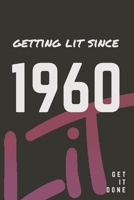 Getting Let since 1960 Notebook Birthday Gift: Lined Notebook / Journal Gift, 120 Pages, 6x9, Soft Cover, Matte Finish Notebook 1675368457 Book Cover