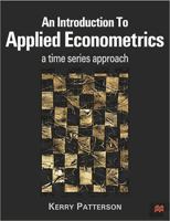 An Introduction to Applied Econometrics 0333802454 Book Cover