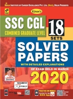 SSC CGL Tier-I CBI Exam Solved papers-2020 9389833736 Book Cover