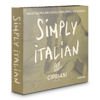 Simply Italian by Cipriani: Classic Recipes from Harry's Bar in Venice 1614281610 Book Cover